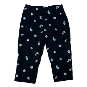 Funky Plus Size Embroidered Beach Umbrella Crop